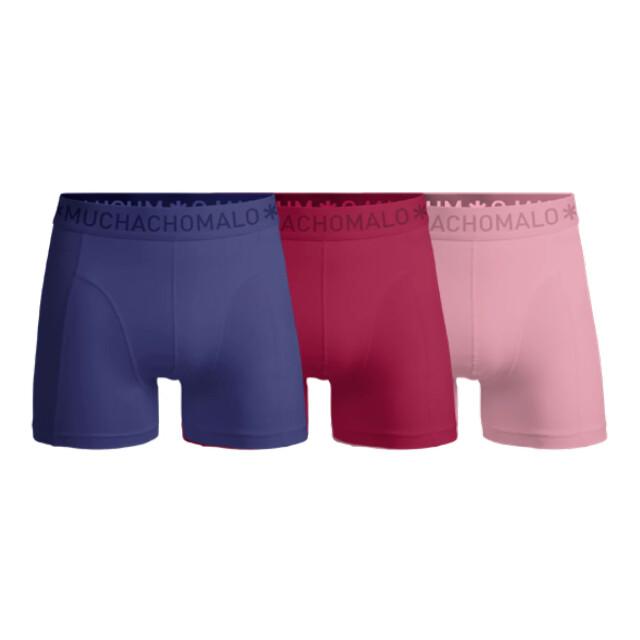 Muchachomalo Men 3-pack boxer shorts solid