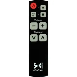 SEKI MEDIUM SW - SeKi Medium, lernfähige Universalfernbedienung, schwarz