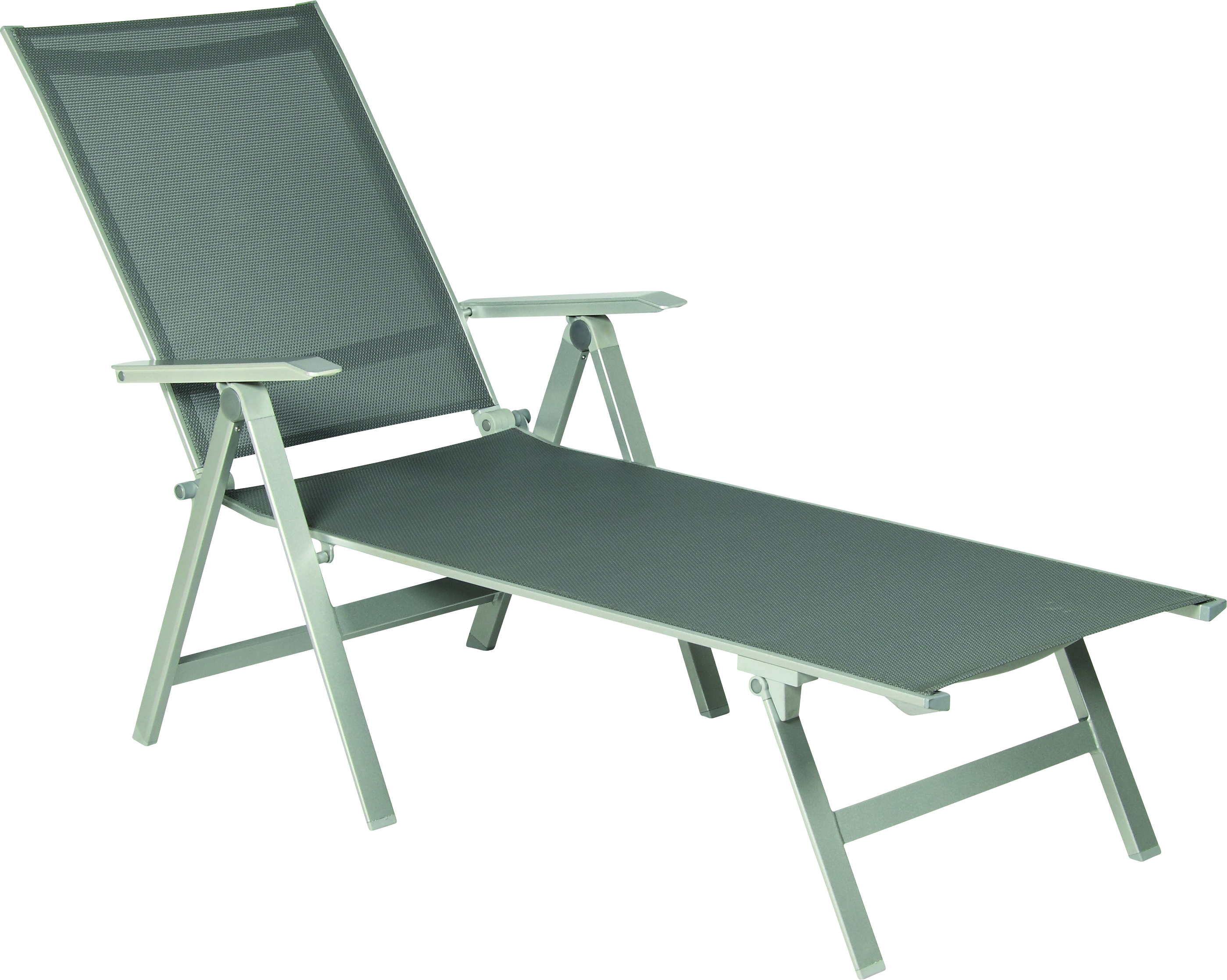 acamp Klappliege Urban platin/graphit