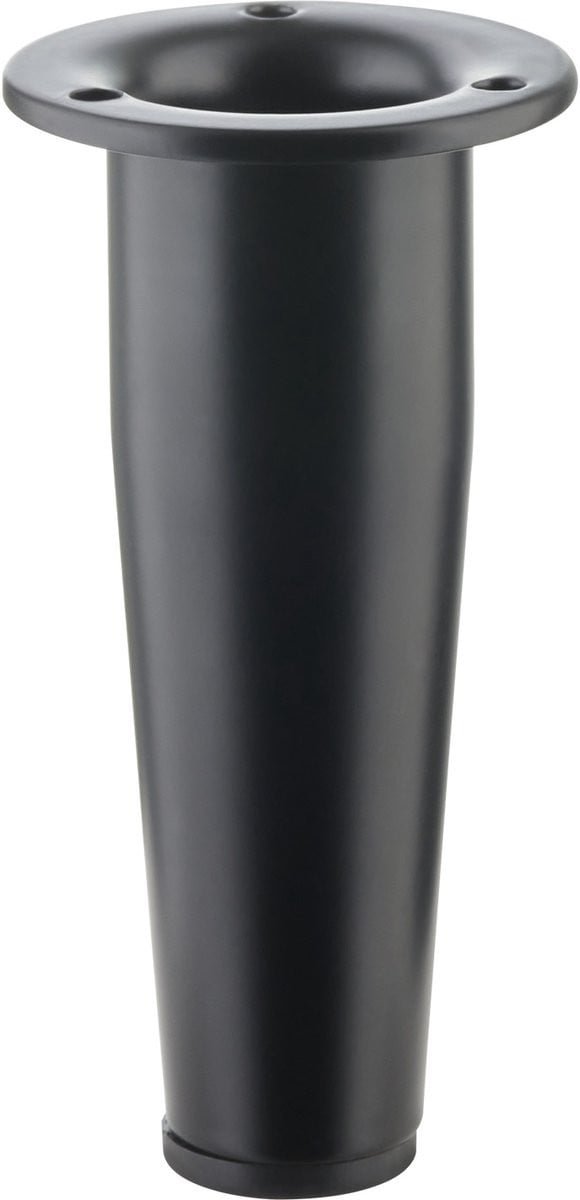 SO-TECH meubelpoot FOX-TROT mat zwart, verstelbare stelpoot hoogte 150 mm