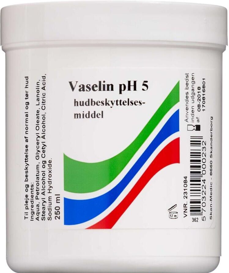 Vaselin pH 5 Hudbeskyttelsesmiddel 250 ml