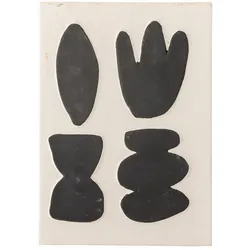 Bloomingville Lutton Wanddekoration aus Steingut, 20 x 1,5 x 28 cm