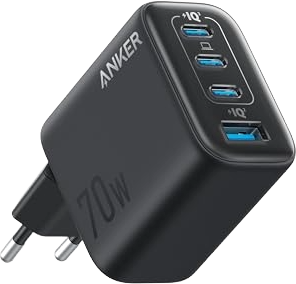 eufy Anker Zolo Ladegerät (70W, 4 Ports) Weiß