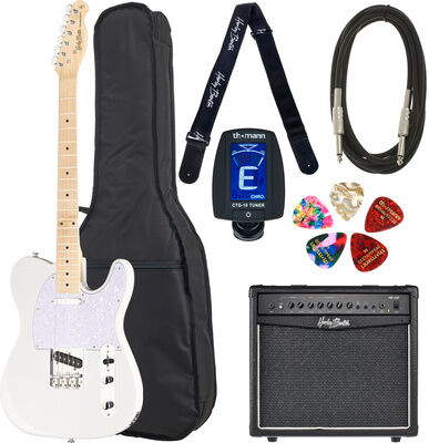 Harley Benton TE-30 BE Bundle 2 Transparent Blonde Hochglanz