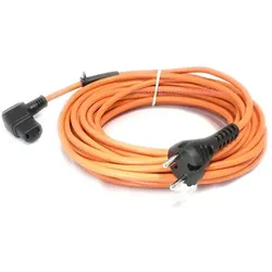 Nilco 2630102 Staubsaugerkabel 12,5 m orange mit Kaltgerätestecker, für Nilco S 20 E HEPA, S 20 E