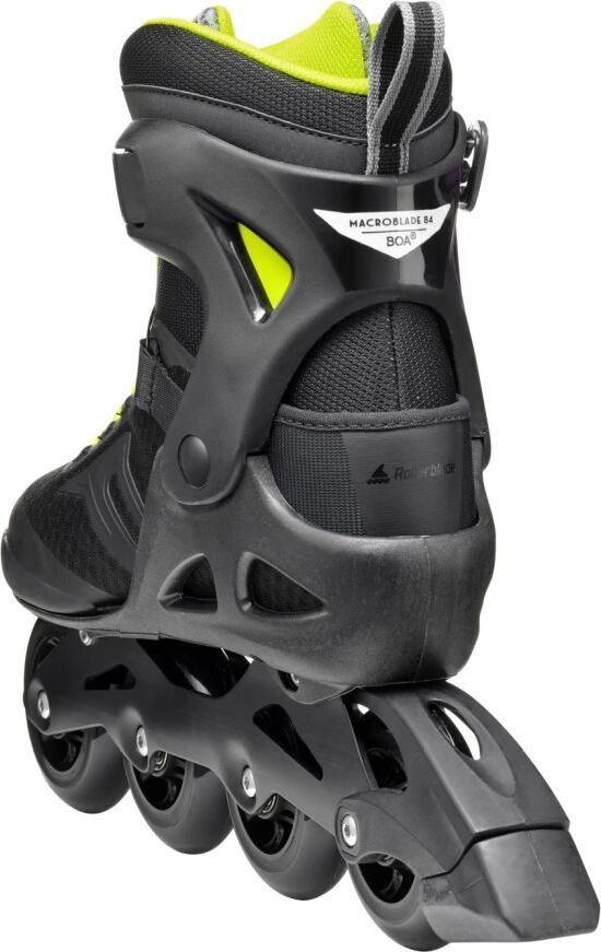Rollerblade Macroblade 84 BOA Inline Skates Herren schwarz lime Gr 38-38,5