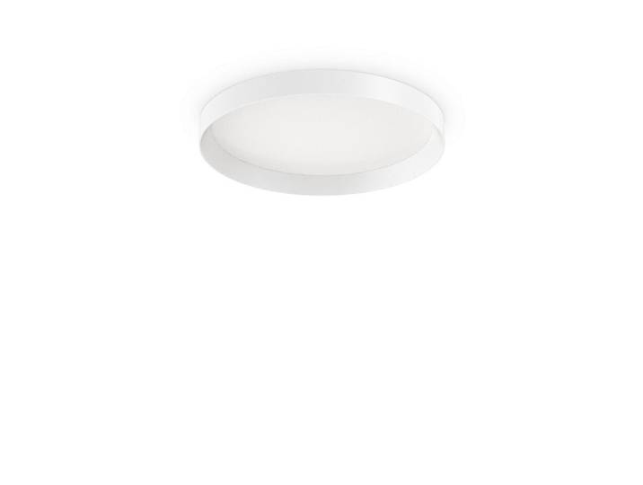 Ideal Lux Led-Deckenleuchte Fly, Weiß, Metall, Kunststoff, rund, 7.8 cm, Lampen & Leuchten, LED Beleuchtung, LED-Deckenleuchten