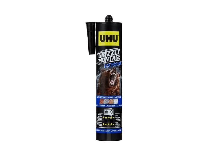UHU Grizzly Montagekleber Exterior Weiss 435 g