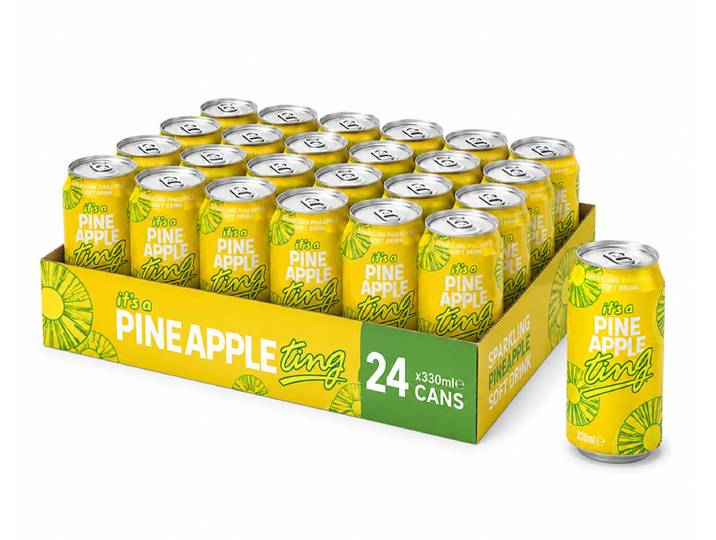 Ting Soda à l’ananas (canette) – 24 × 330 ml