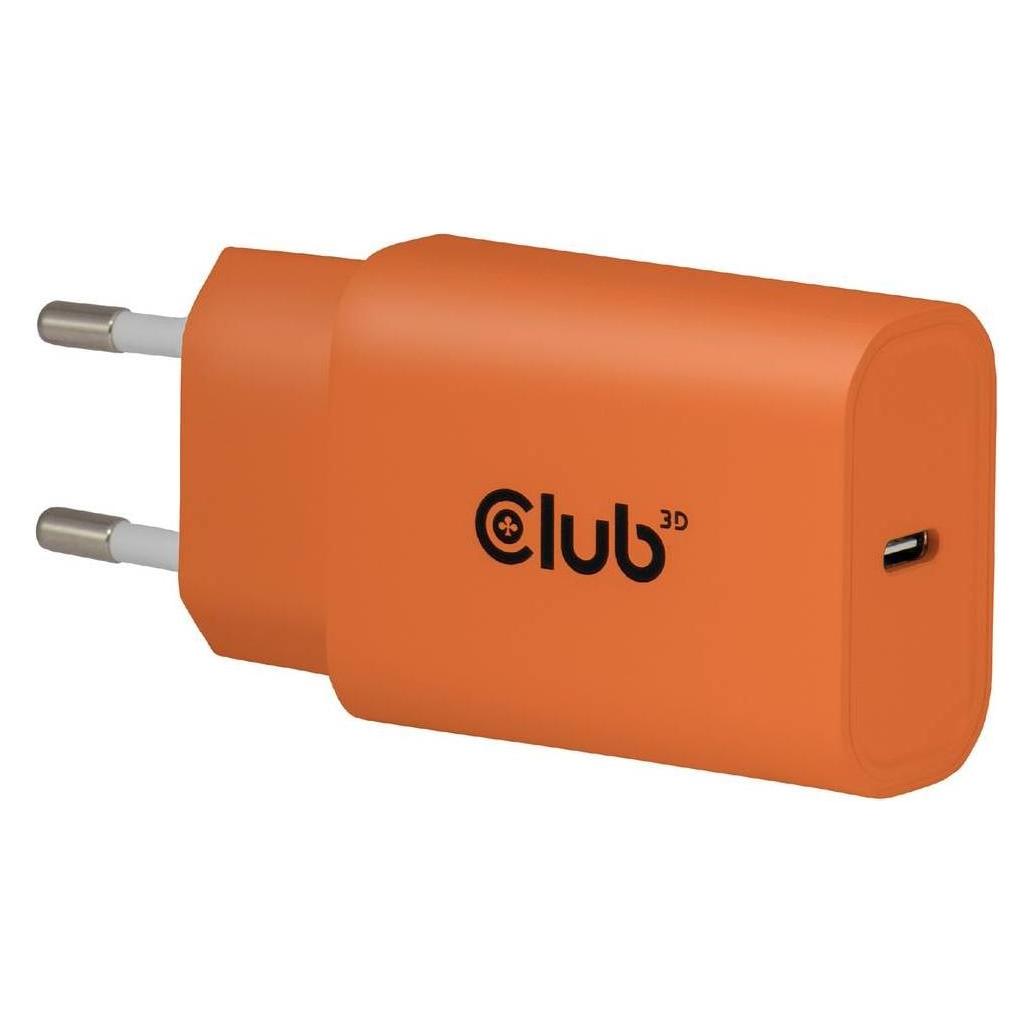 Club 3D Club3D Lifestyle Ladegerät USB-C 30Watt, 2Stk orange retail (30 W, 1 Port) (CAC-3023)