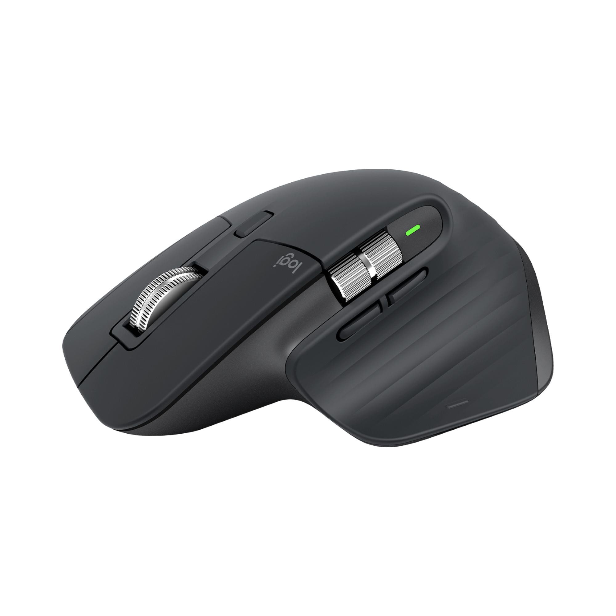 Logitech MX Master 3S Grafit Performance-Maus, Logi-Bolt Adapter, Bluetooth, USB-C, Unterstützt von Logi Options+
