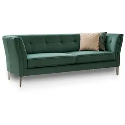Stilreich Sofa Chester Stoff Blau-Grün