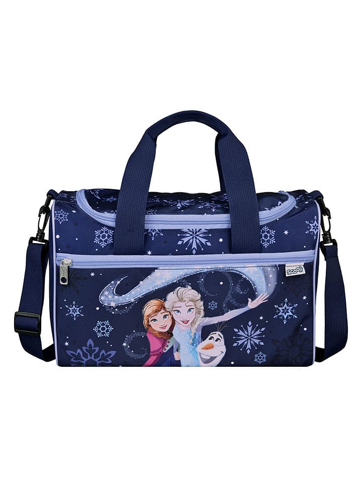SCOOLI Sporttasche "Frozen" in Dunkelblau - (B)35 x (H)23 x (T)16 cm - onesize