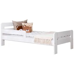 Bett Bennet mit Matratze ca. 90x200 cm Weiß