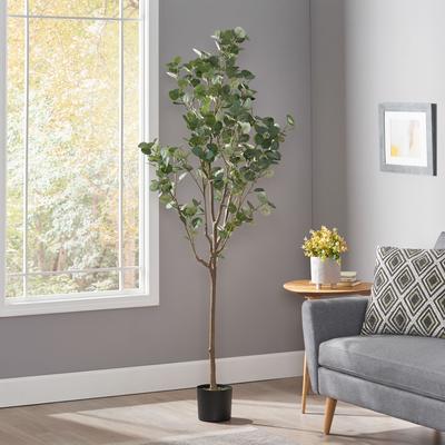 Kodotan sofa 180cm Artificial Eucalyptus Tree in Pot for Indoor Outdoor Home Decor - Green