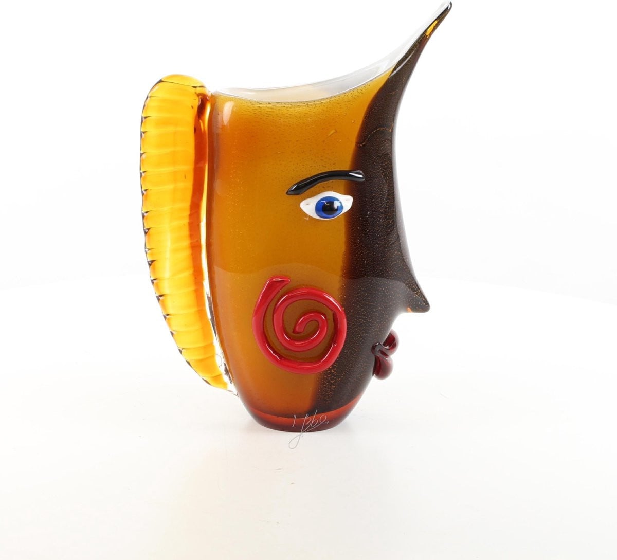 Glazen vaas Abstract in Murano stijl, Hoogte: 32,8 cm