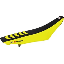Blackbird, Motorrad Zubehör, SITZBEZUG SUZUKI RMZ 450 '08-'17 DOPPELGRIFF 3 FARBEN SCHWARZ GELB (17)
