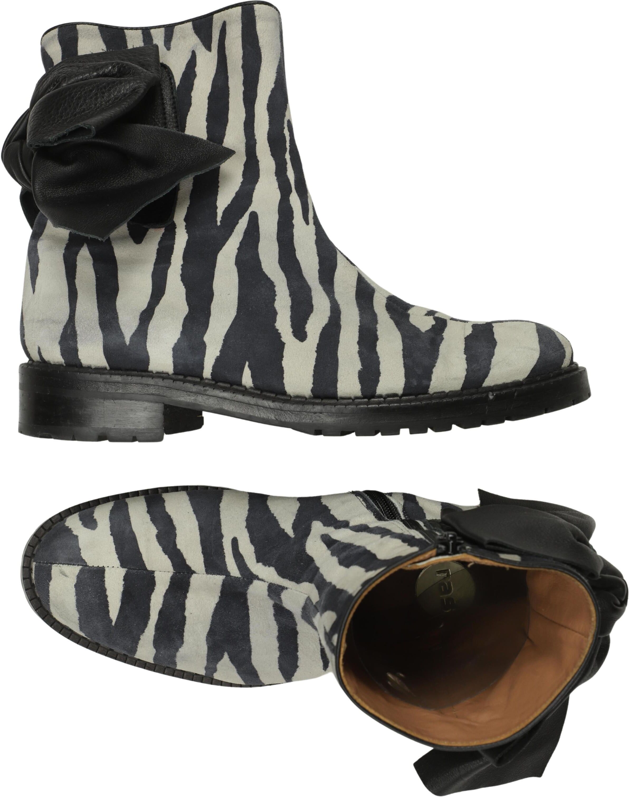ras Damen Stiefelette, Mehrfarbig, Gr. EU 39, Leder - Second Hand