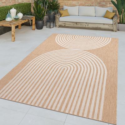 Paco Home Modern Indoor & Outdoor Rug with Boho Line Pattern