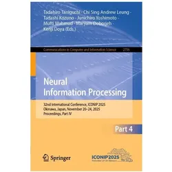 Neural Information Processing, Fachbücher