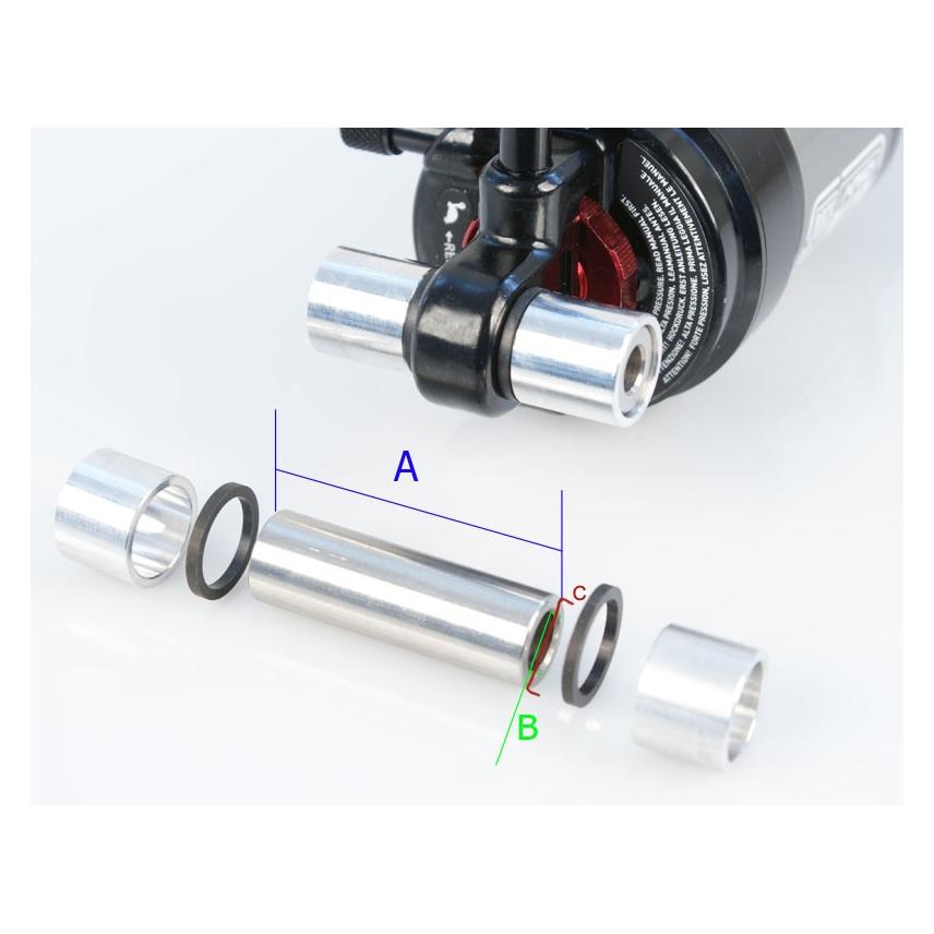 RockShox Rear Shock Mounting Hardware 36.0x8mm (1 Set) (11.4115.012.140)