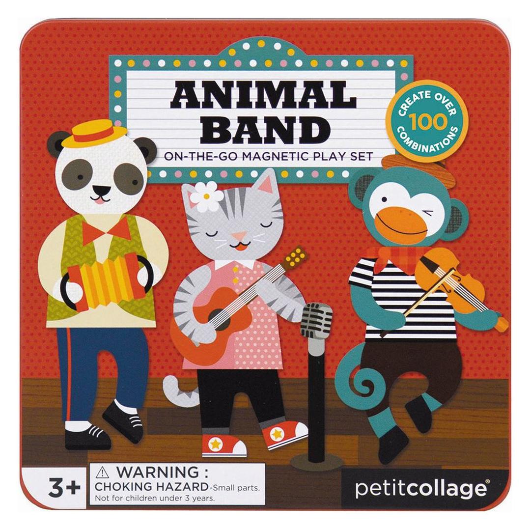 Petitcollage Magnetspiel on the go Tierband (Deutsch, Englisch, Französisch, Italienisch, 3 - 6 Jahre) (736313543773)
