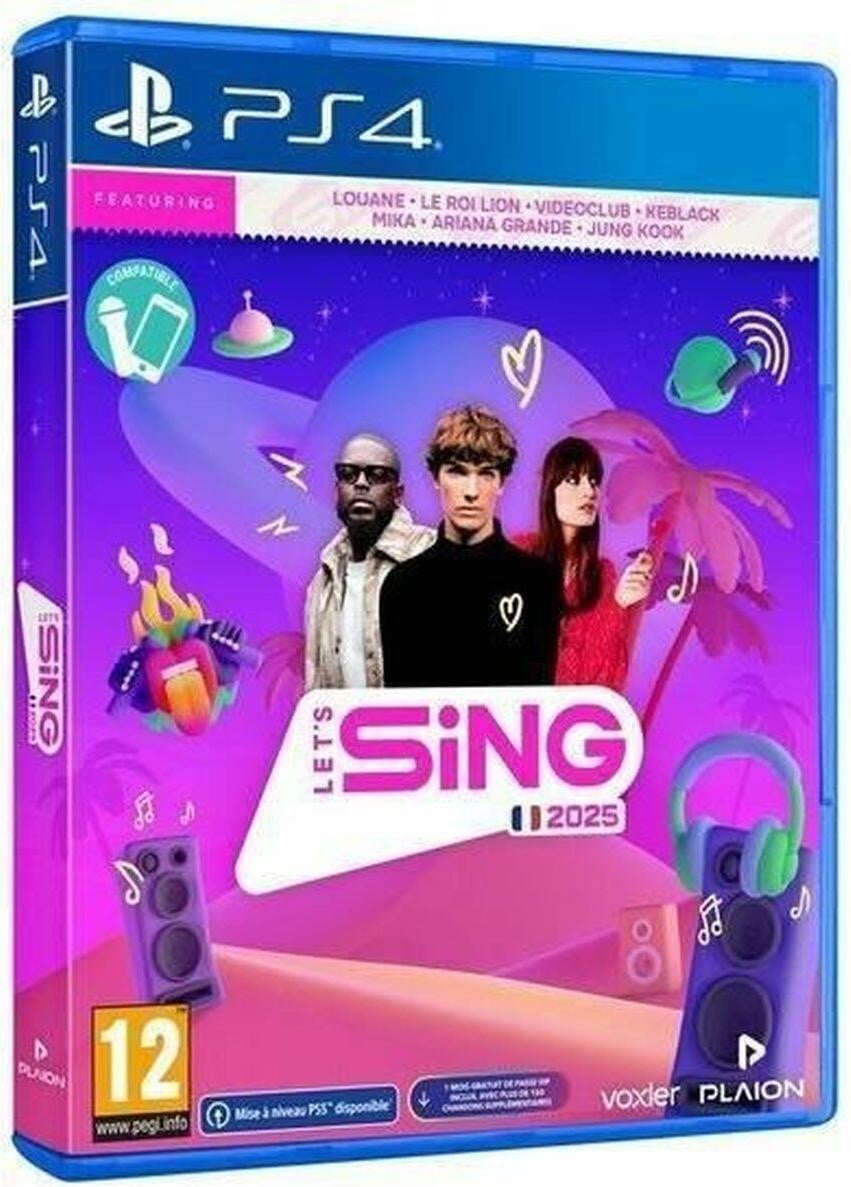 PLAION Let's Sing 2025 voor PlayStation 4 met multiplayer-modus