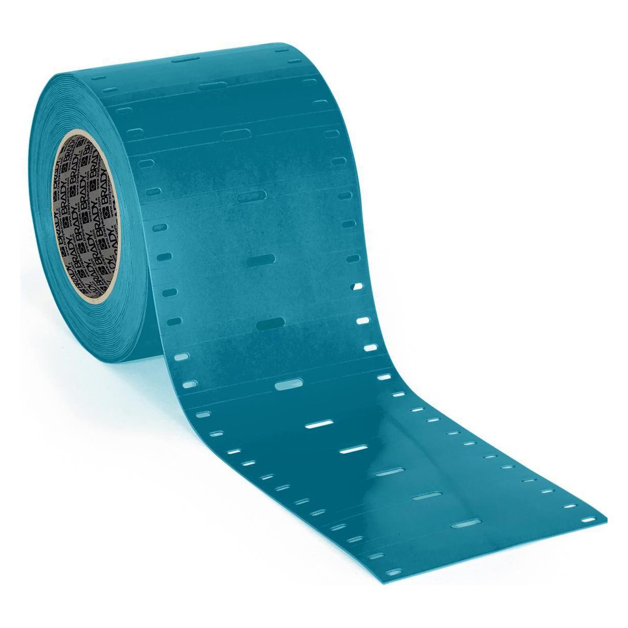 Brady THT-7515-7643-BL, Heatex Kabel-Schilder, Blau, 75.00 x 15.00 mm, halogenfrei, 76er Kern (500 (THT-7515-7643-BL)