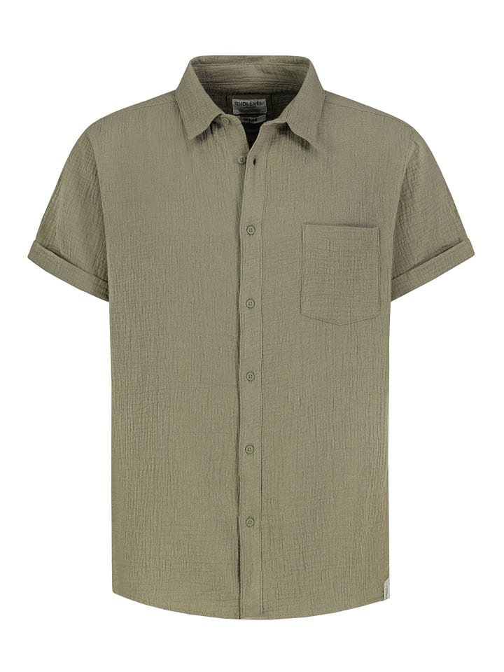 Sublevel Hemd in Khaki - M