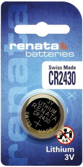 Renata Pile Cr 2430  Batteria Al Litio 3v