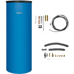 Buderus Logaplus M SU200 blau mit BCC27 HE und Warmwasserfühler