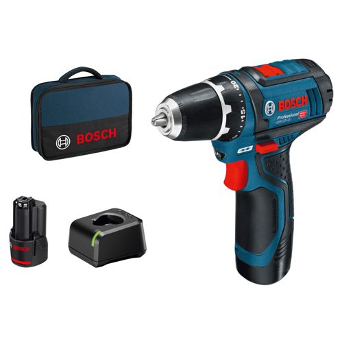 Bosch GSR 12V-15 Vorteils-Set Akku-Bohrschrauber