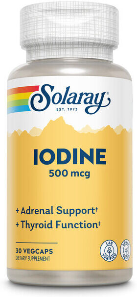 Solaray Yodo 500 mcg 30 Cápsulas