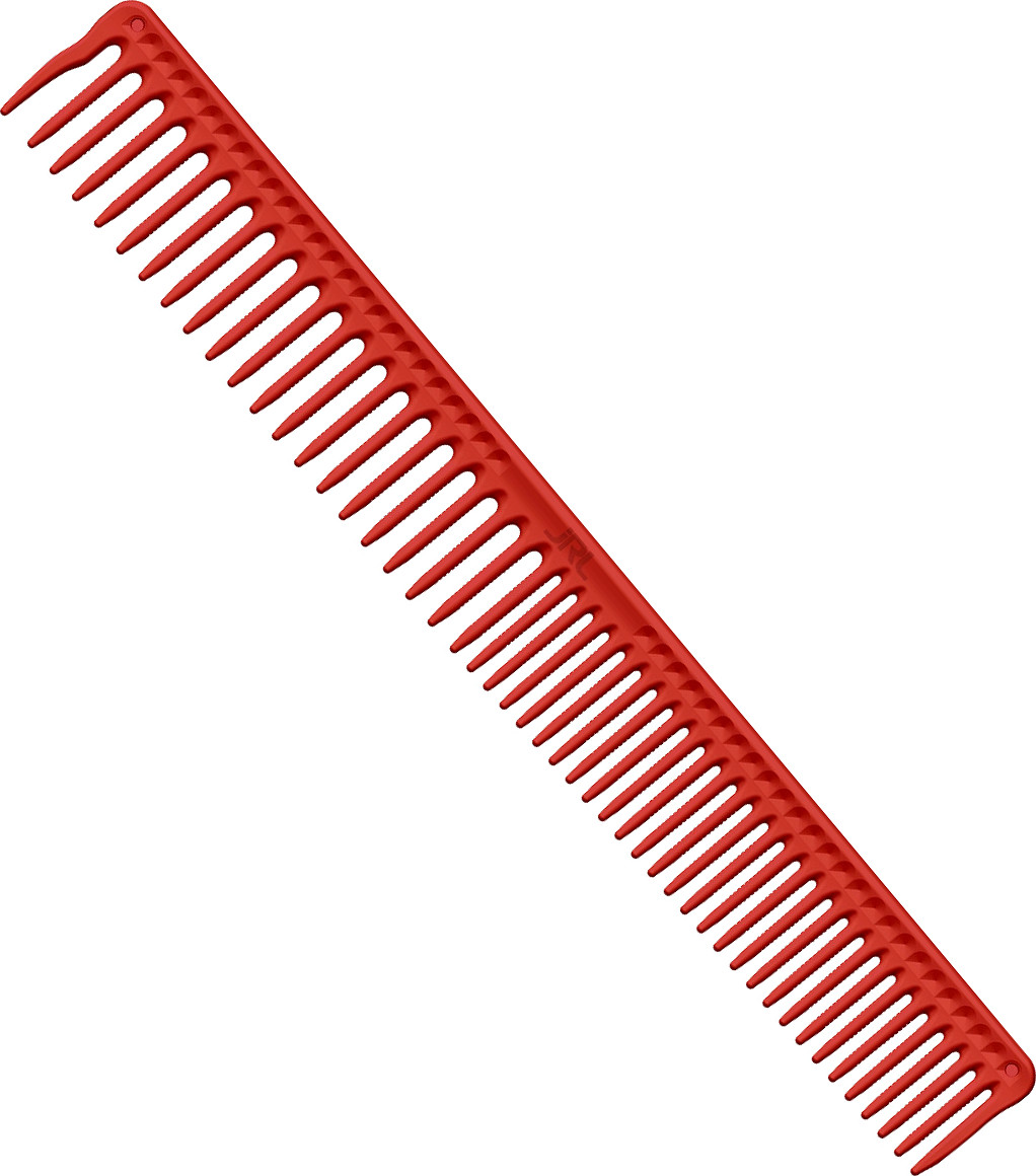 JRL J306 Long Round Tooth Comb 9" Rot JR-45736
