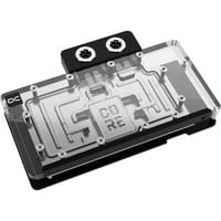 Core RX 9070 XT Swift + Quicksilver, Wasserkühlung transparent/chrom, inkl. Backplate