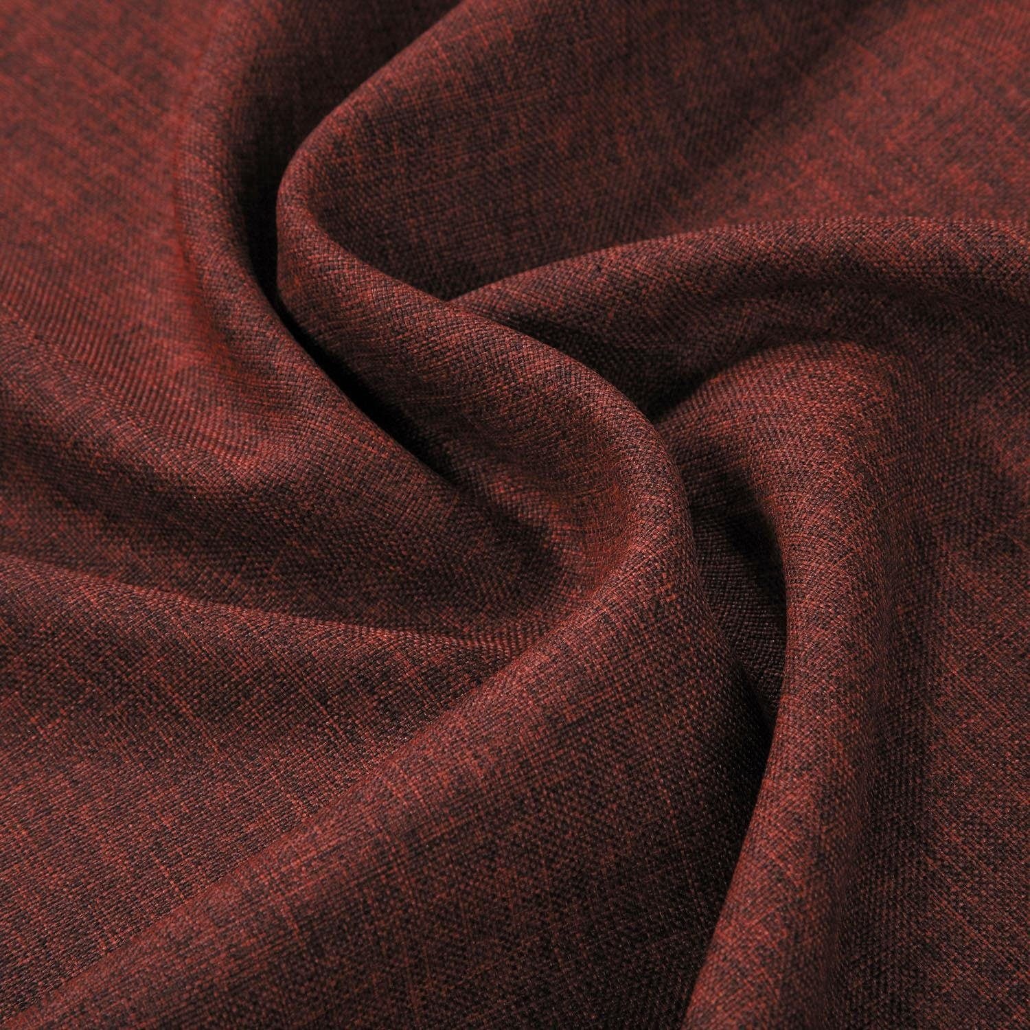Gerster "Laurin" Ösen 1 Stk. tlg. HxB: 235x140, Ösenschal aus Dekostoff, Uni bordeaux 235cm, Ösen, 140cm