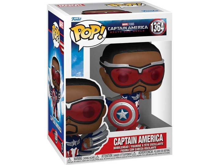 Pop Marvel: Captain America: Brave New World - Captain America Funko Pop #1364