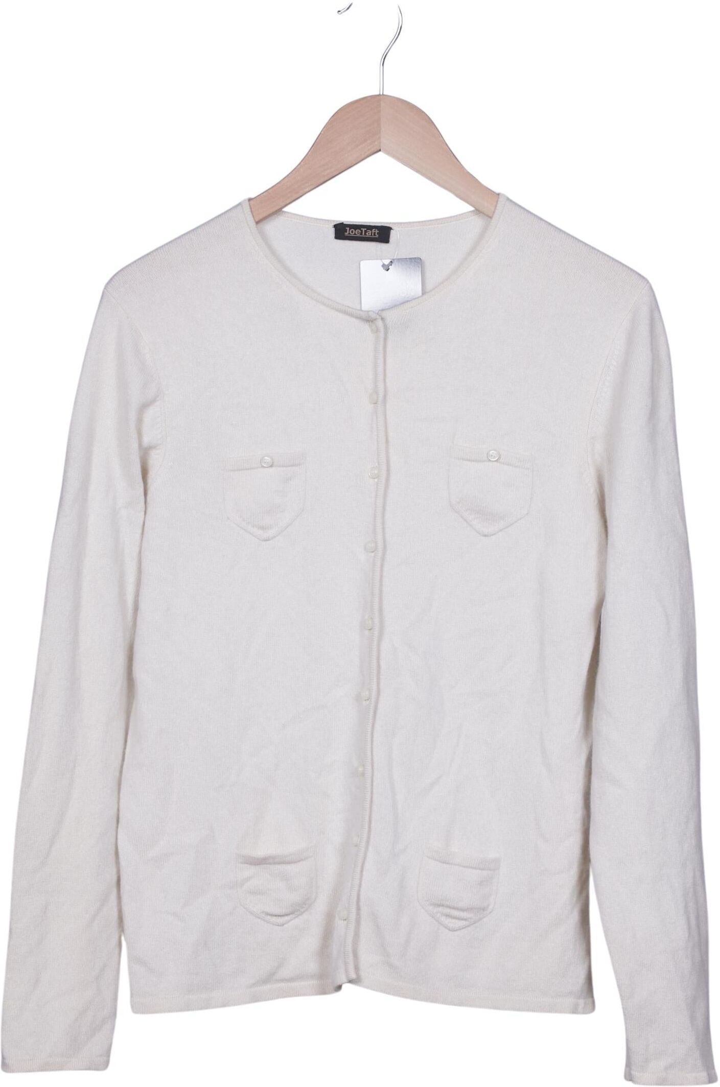 Joe Taft Damen Strickjacke, Cremeweiß, Gr. M, kein / Etikett - Second Hand