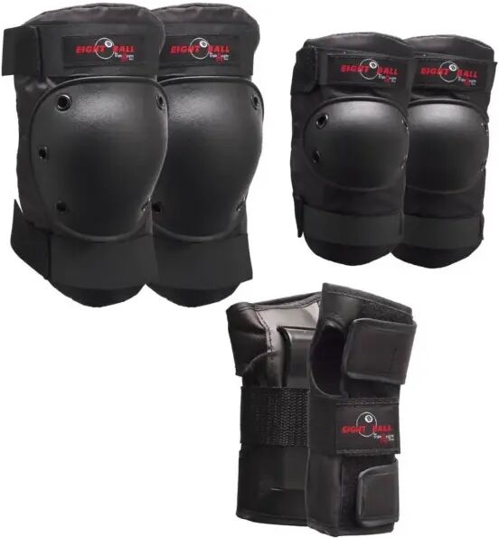 Protektoren Set Eight Ball (Junior - Schwarz)
