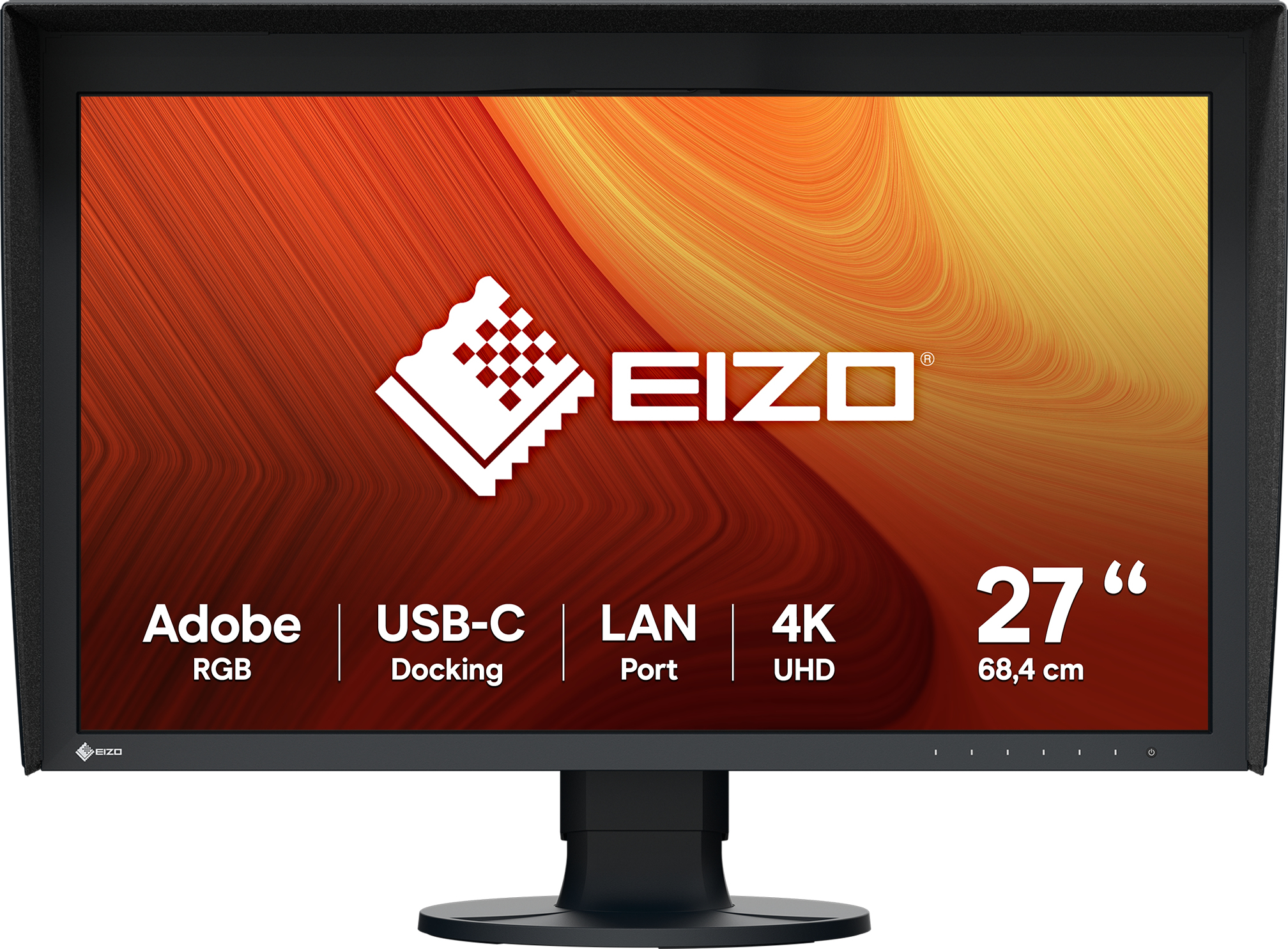 EIZO ColorEdge CG2700X, 68,6 cm (27"), 3840 x 2160 Pixel, 4K Ultra HD, LCD, 13 ms, Schwarz