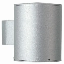 Albert Außenwand-Strahler Typ Nr. 2133, IP23, Abstrahlung nach unten, E27 PAR30 max. 100W, Alu-Guss, Silber matt ALB-692133
