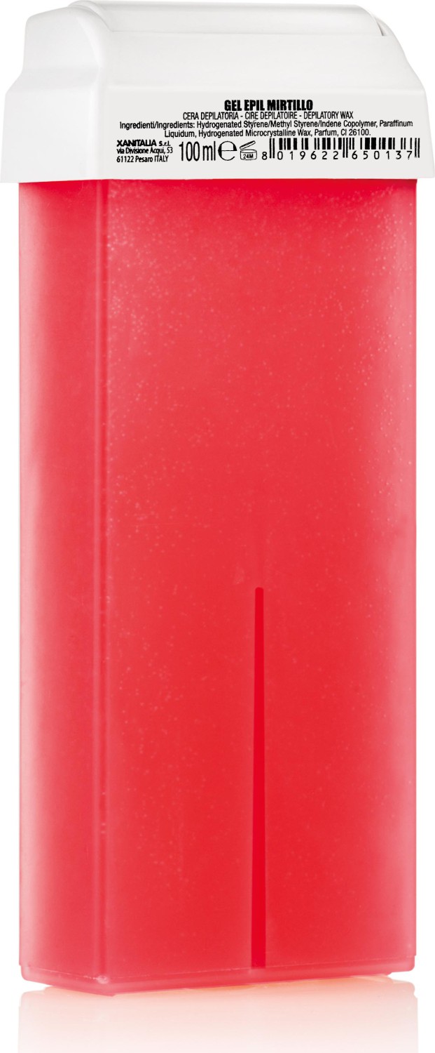 XanitaliaPro Fettlöslicher Enthaarungswachs Refill Roll-On 100 ml Blaubeere XP-280.008
