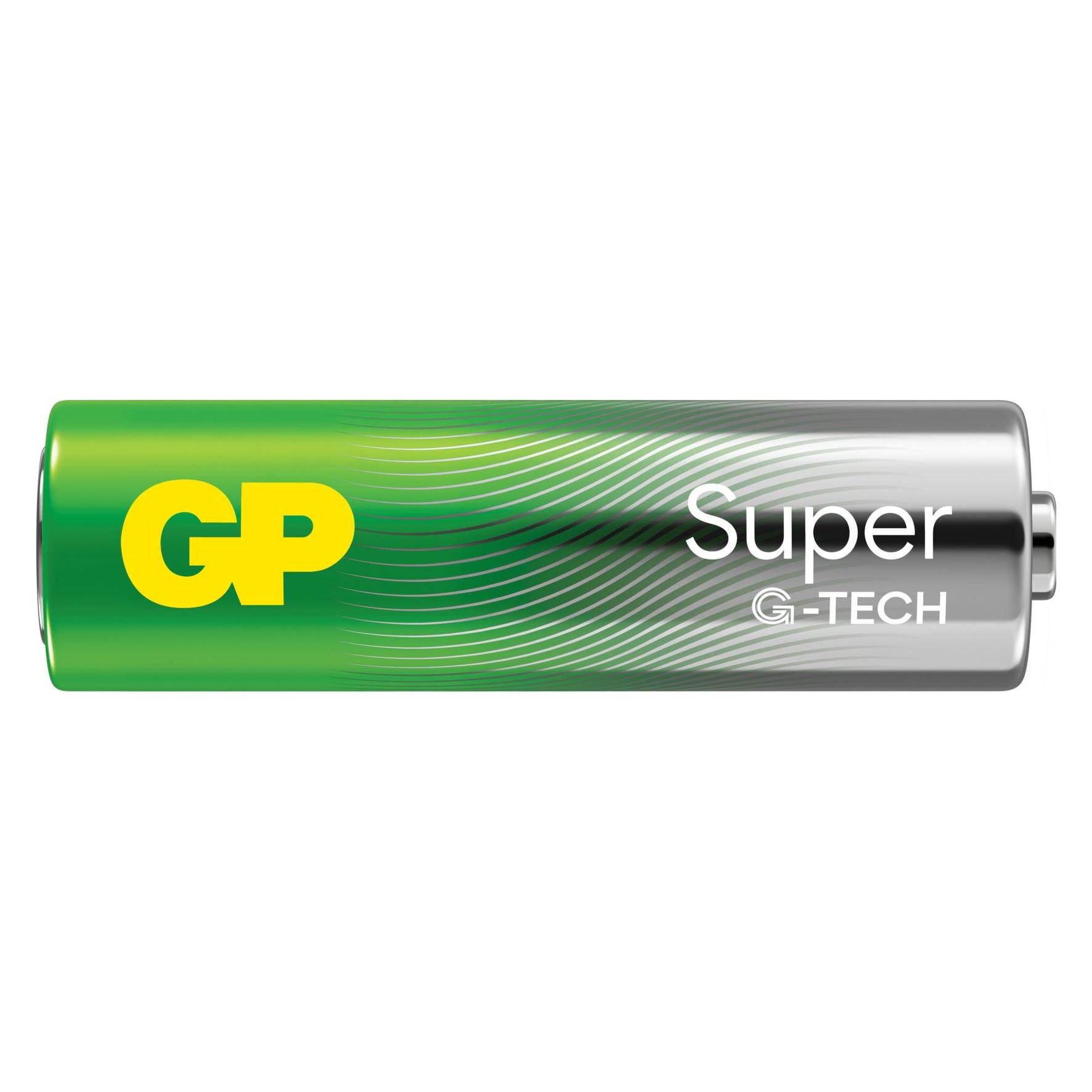 GP Batteries GP Super Alkaline Battery, Size AA, LR6, 1.5V, 16-pack (16 Stk., AA) (151437)