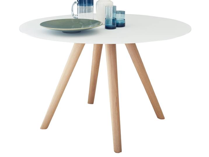 SCHÖNER WOHNEN-Kollektion Esstisch rund ROUND Optiwhite