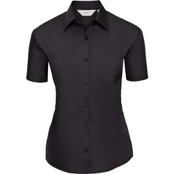 Russell Damen Popeline Bluse kurzarm R-935F-0