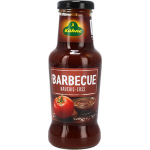 Kühne BBQ-Sauce rauchig-süß, ohne Konservierungsstoffe, in der Glasflasche, 250 ml
