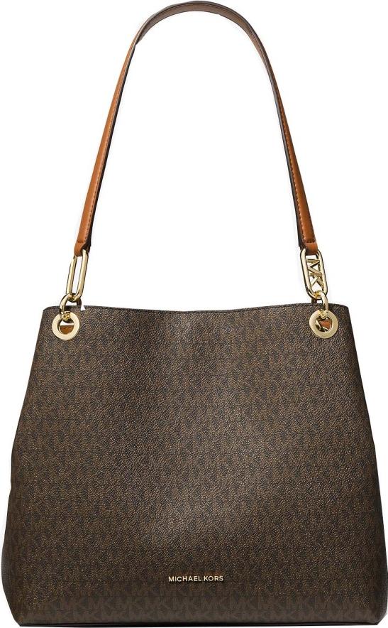 MICHAEL KORS KENSINGTON LG SHLDR TOTE Brown