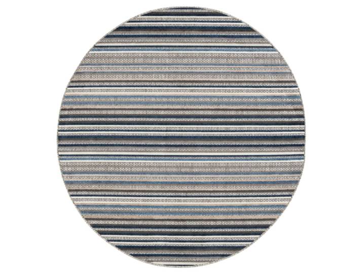 Tapis moderne en polypropylène gris/bleu, 160 cm