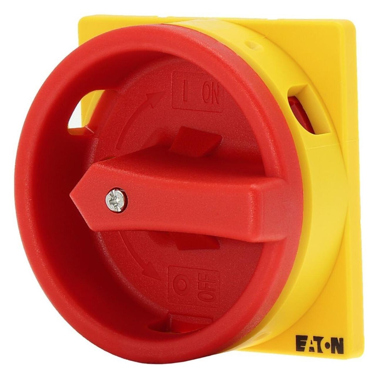 Eaton Handle, red / yellow, lockable, for padl (SVB-P3)
