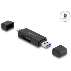 DELOCK 3.5 SuperSpeed USB Card Reader USB 5 Gbps USB Type-C